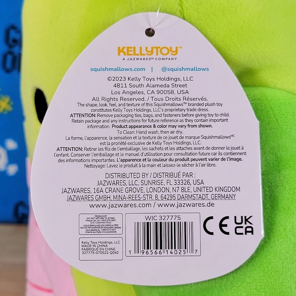 Squishmallow Hadeon the Grasshopper 8" UltraSoft Stuffed Animal Toy Plush NWT - Picture 6 of 6